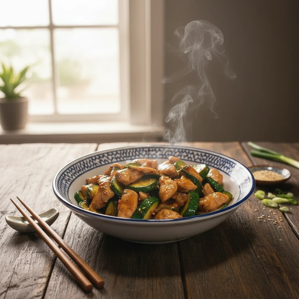 Chicken Zucchini Stir Fry