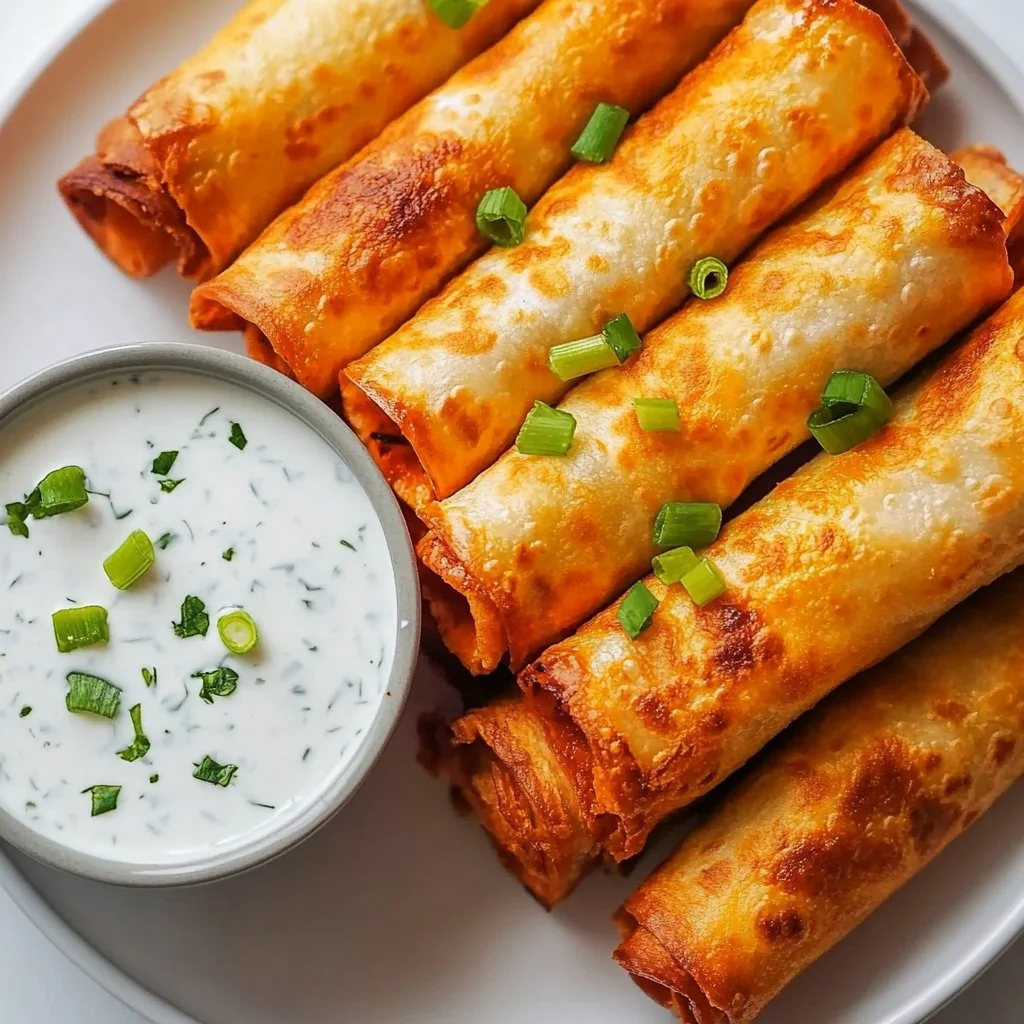 Spicy Buffalo Chicken Taquitos