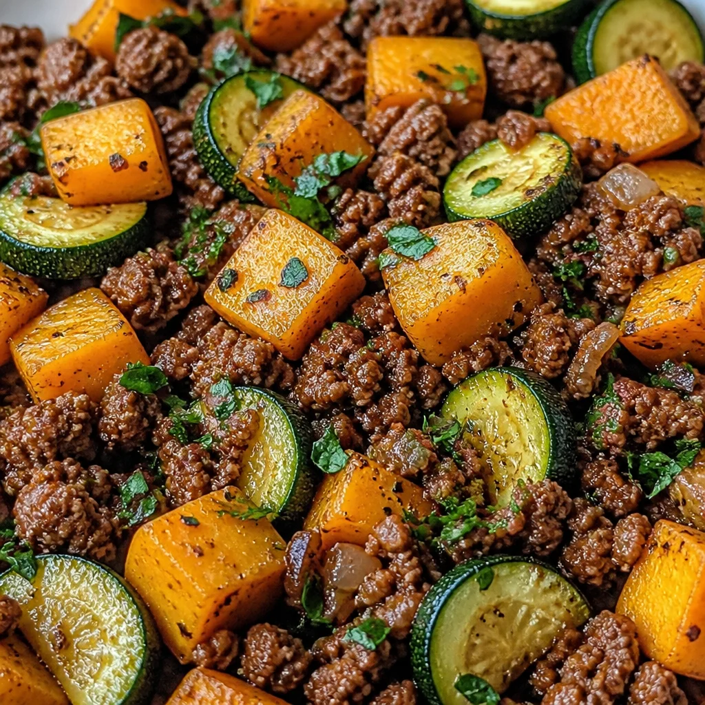 Sweet Potato Beef Skillet