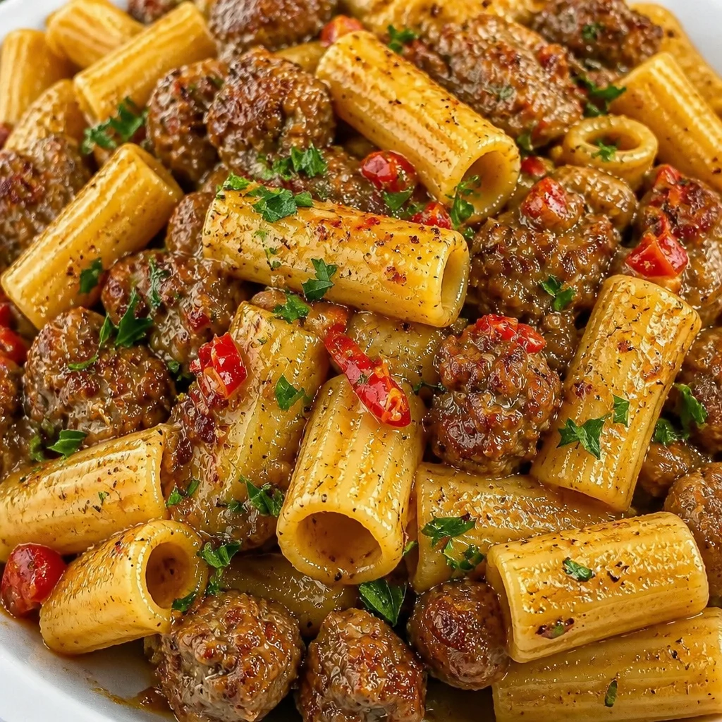 Hearty Italian Sausage Rigatoni Pasta