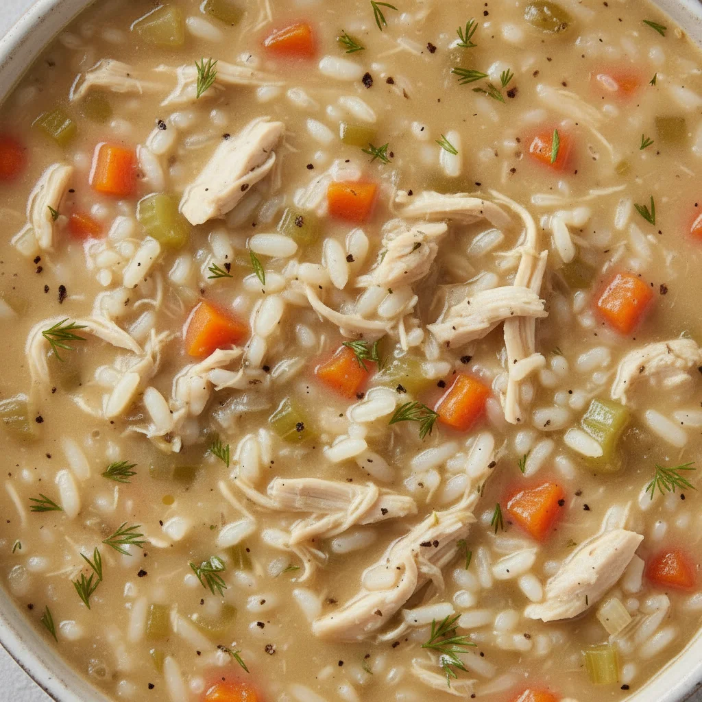 Creamy Chicken and Rice Soup