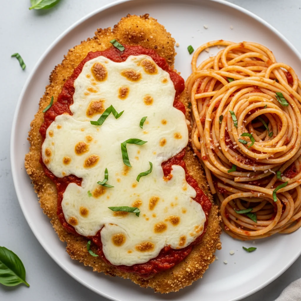 Crispy Baked Chicken Parmesan