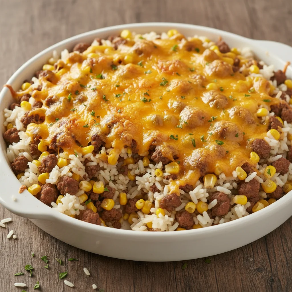 Beef and Rice Casserole