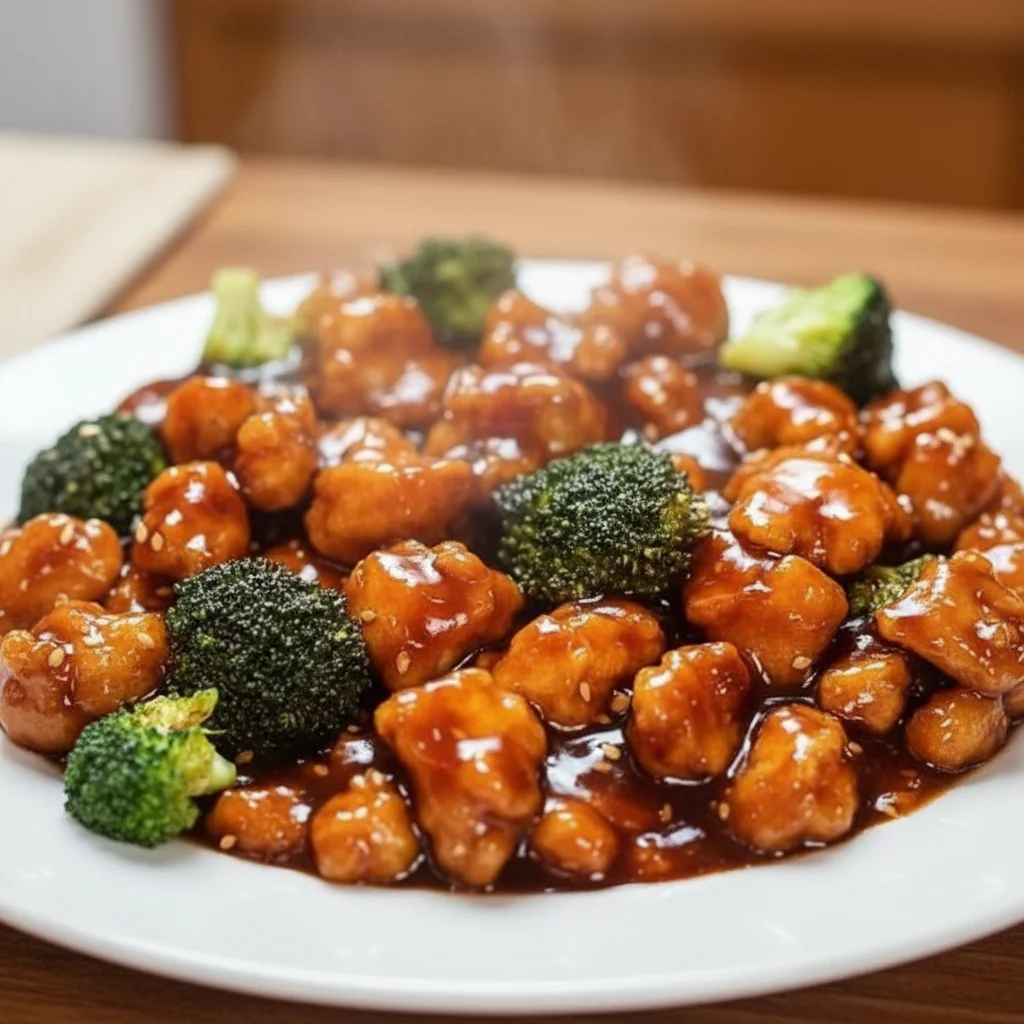 Sticky Chicken and Broccoli