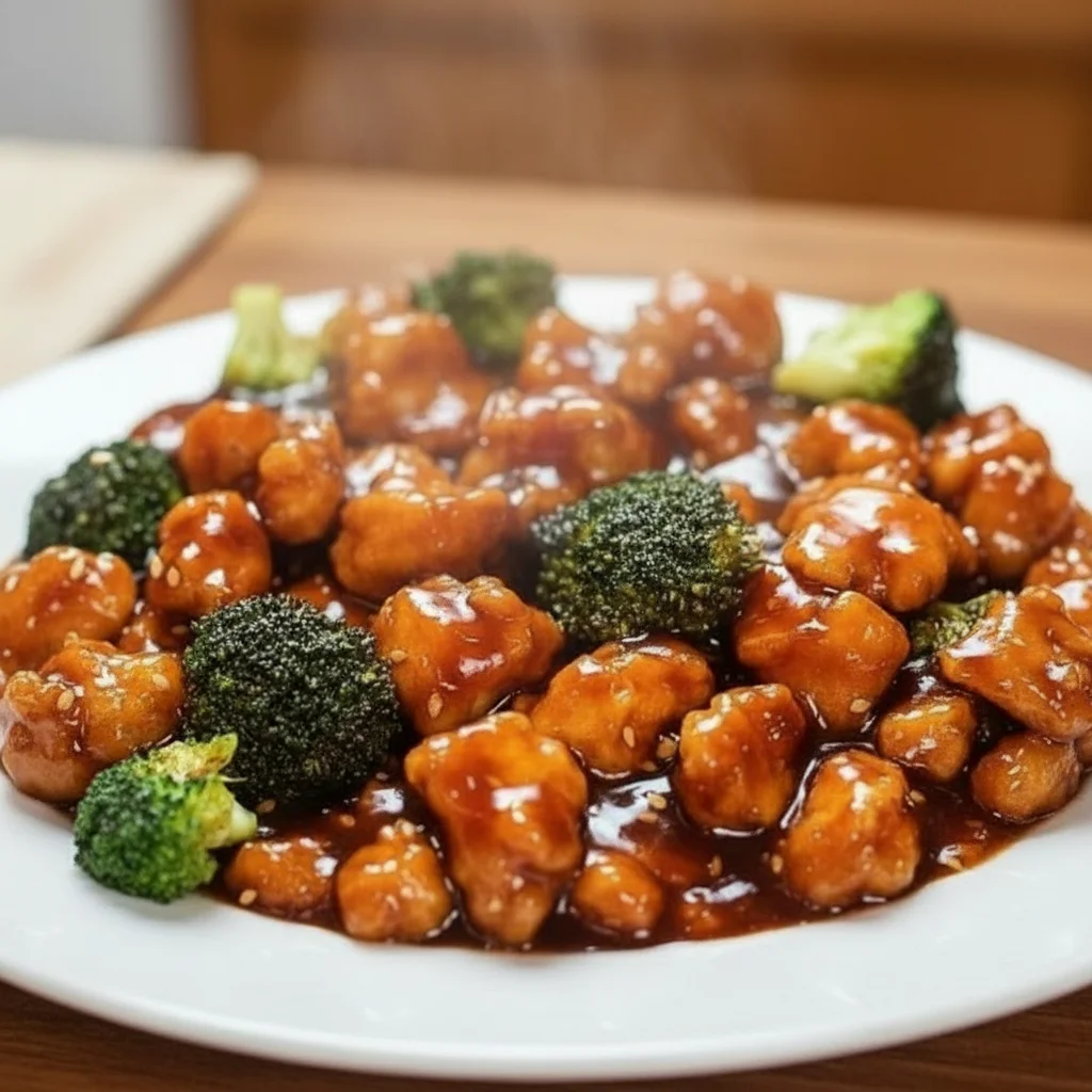 Better-Than-Takeout Sticky Chicken and Broccoli