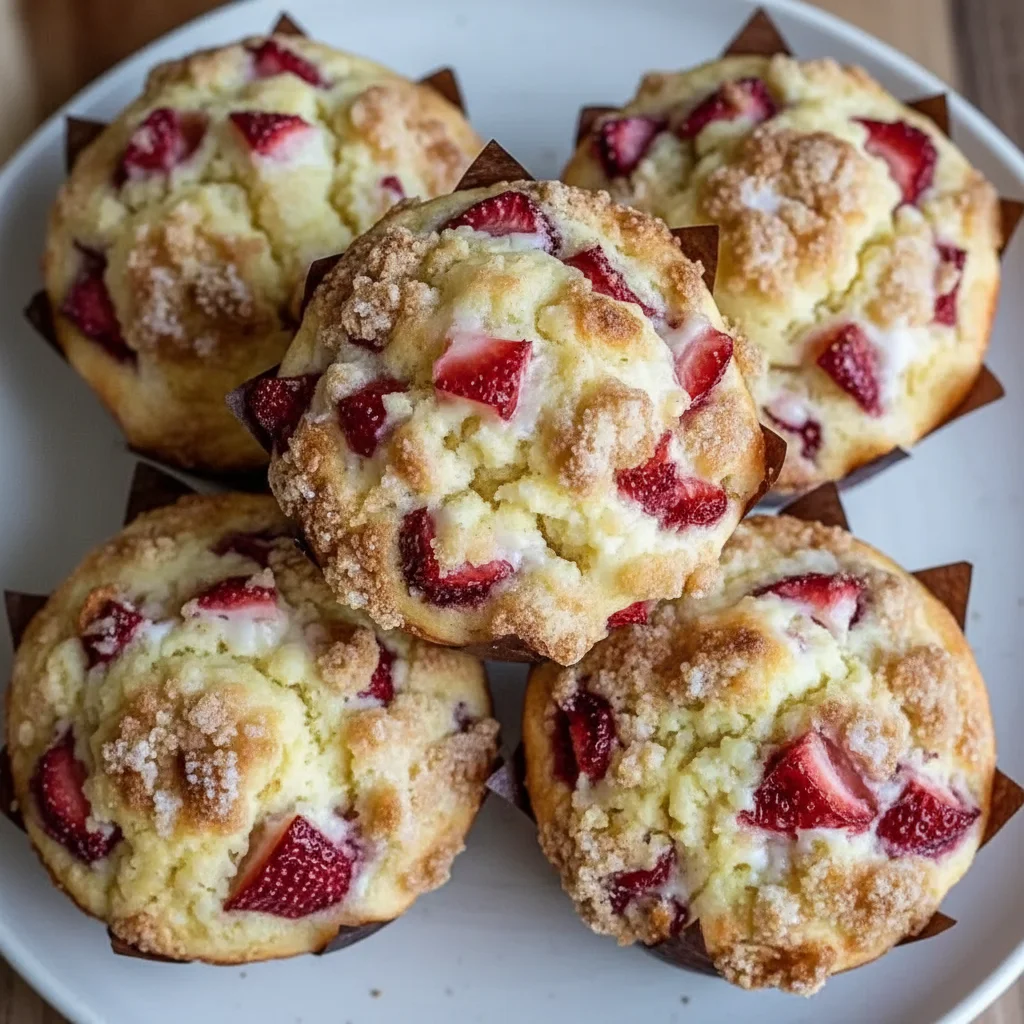 Strawberry Shortcake Muffins