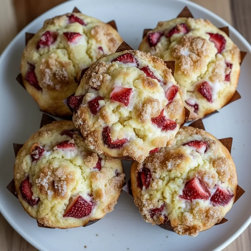 Strawberry Shortcake Muffins