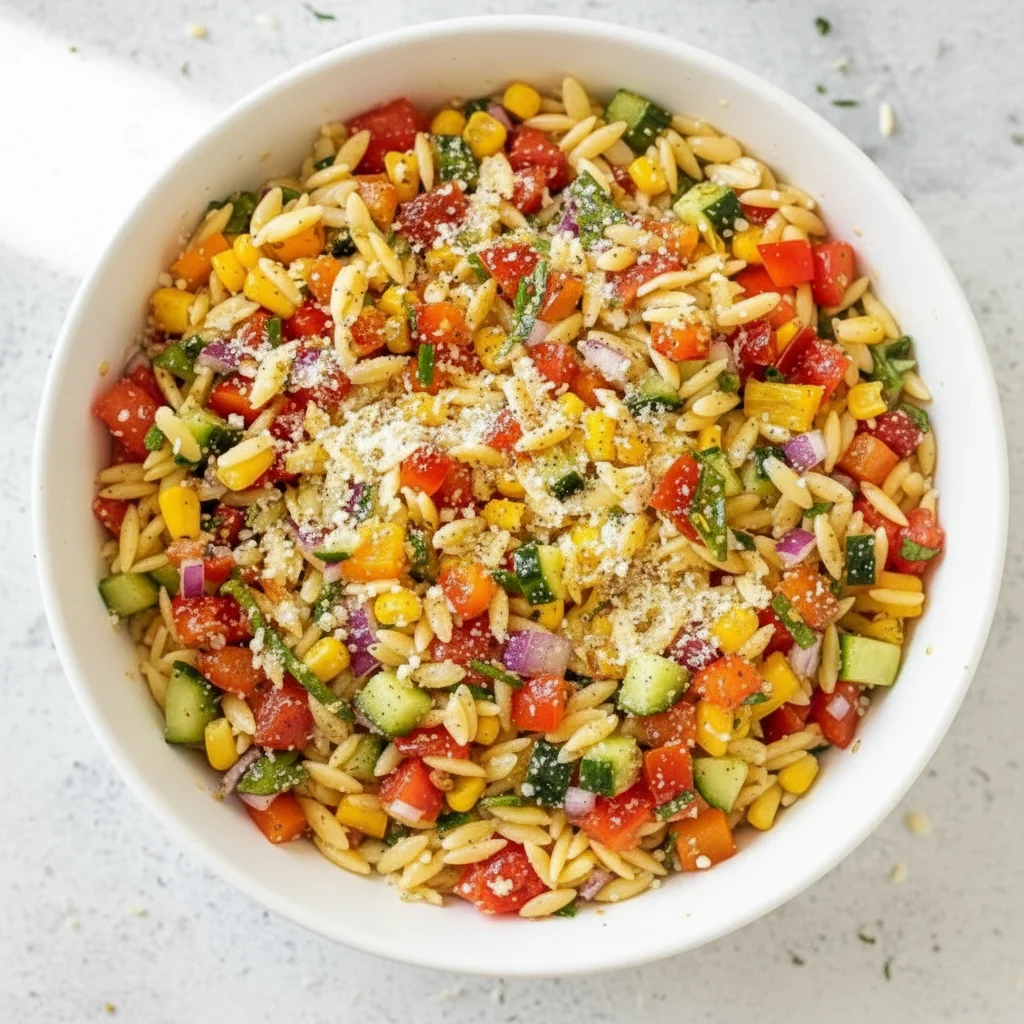 Summer Orzo Pasta Salad