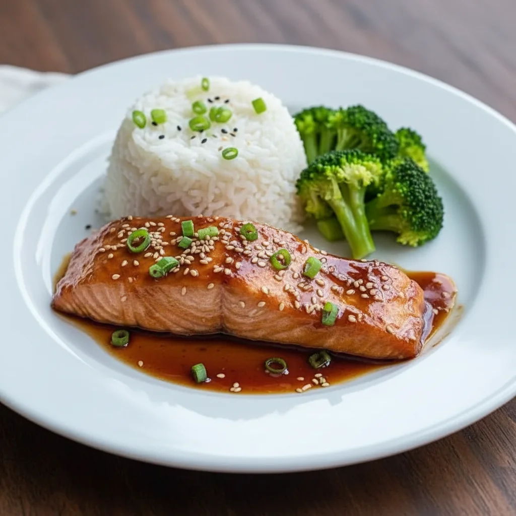 Teriyaki Salmon Bake