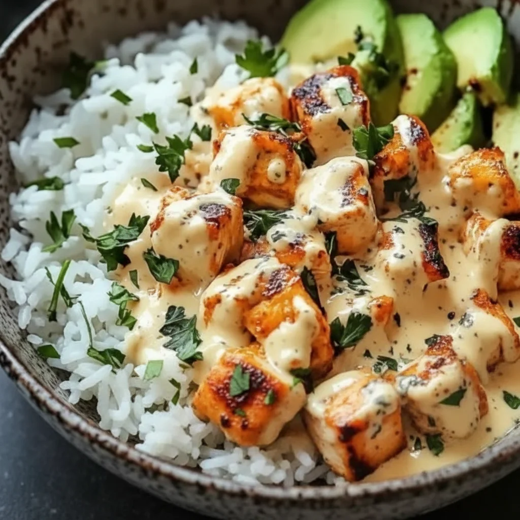 Tropical Coconut Chicken Bowls